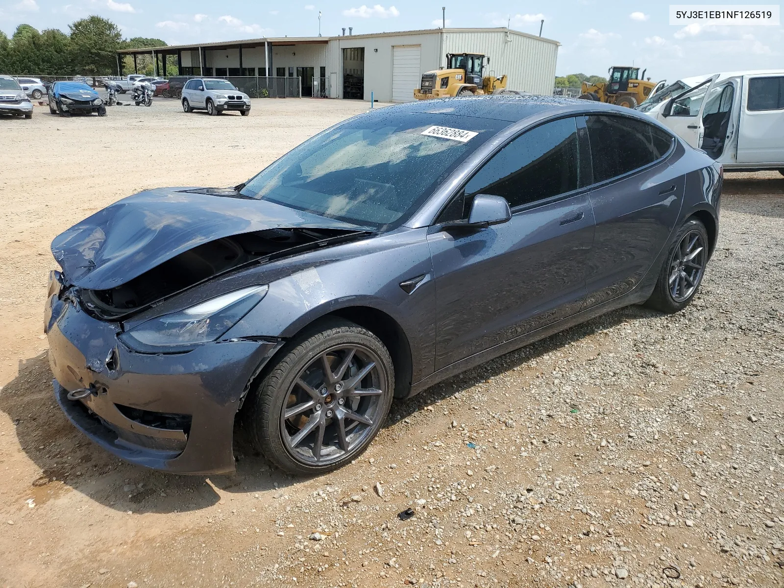 5YJ3E1EB1NF126519 2022 Tesla Model 3