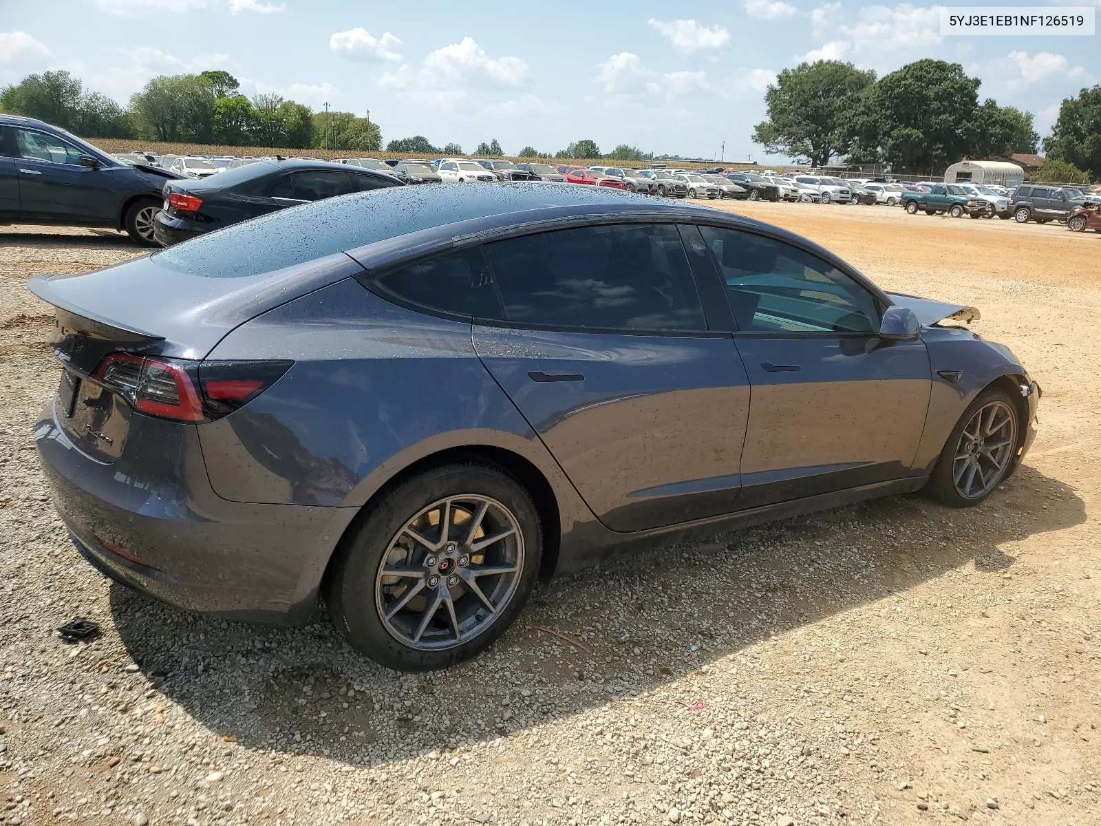 5YJ3E1EB1NF126519 2022 Tesla Model 3