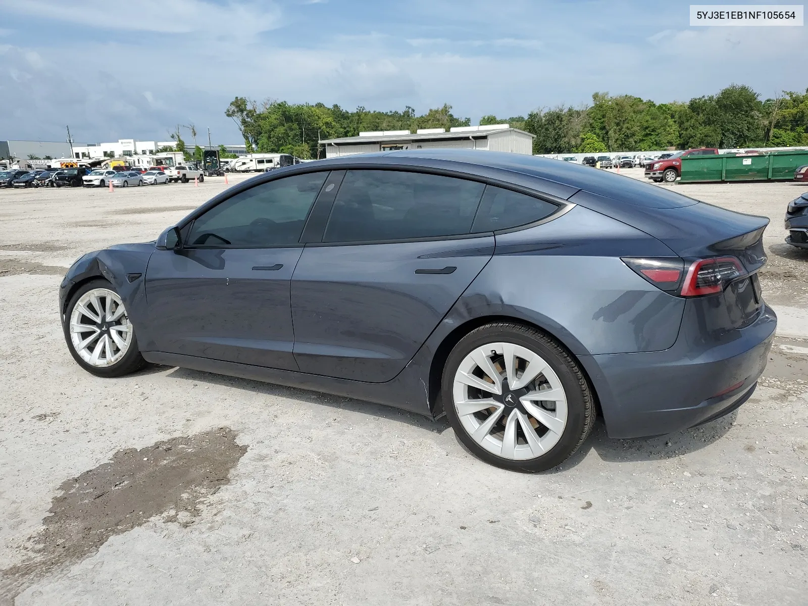 2022 Tesla Model 3 VIN: 5YJ3E1EB1NF105654 Lot: 66385564