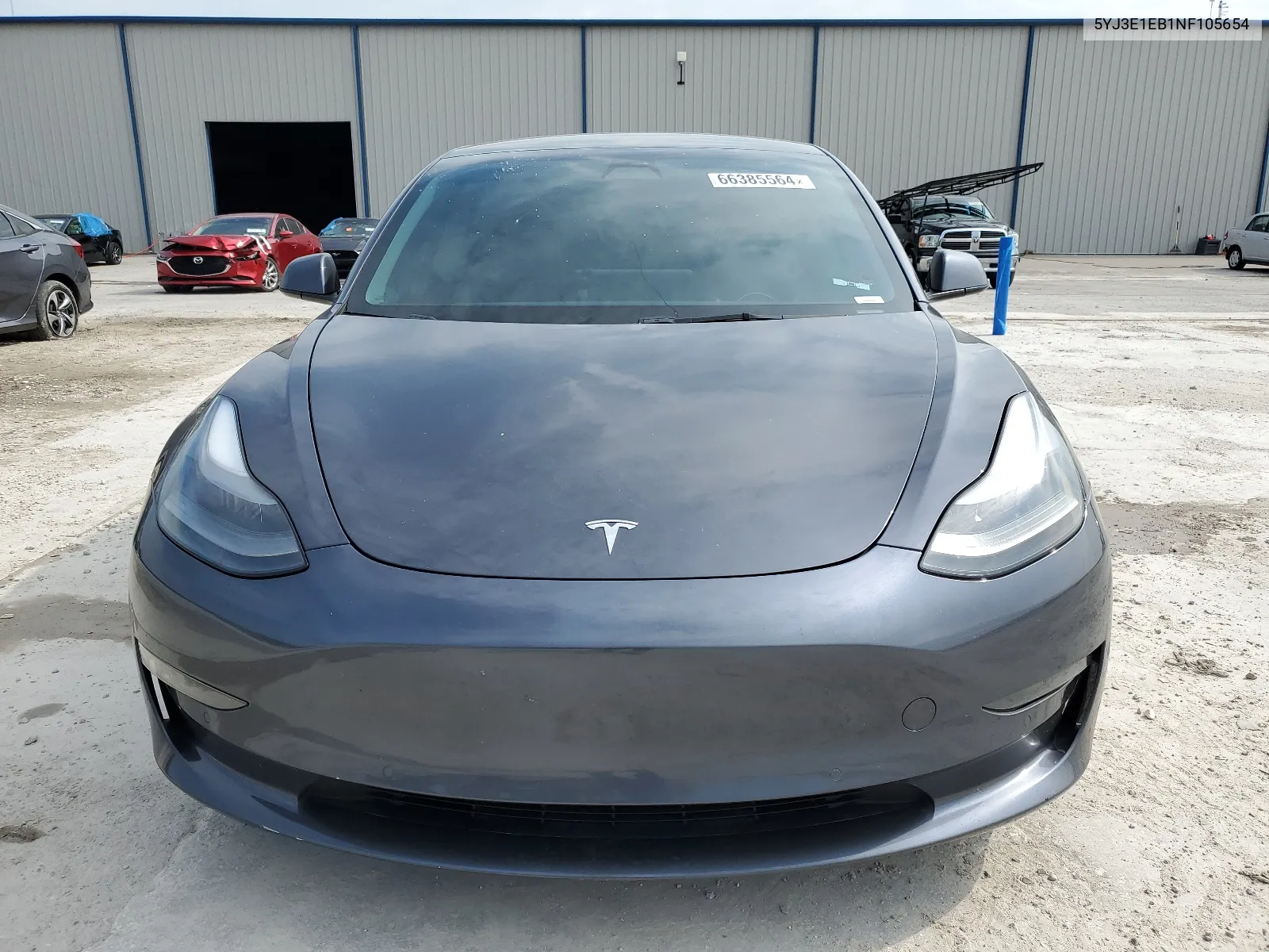 2022 Tesla Model 3 VIN: 5YJ3E1EB1NF105654 Lot: 66385564