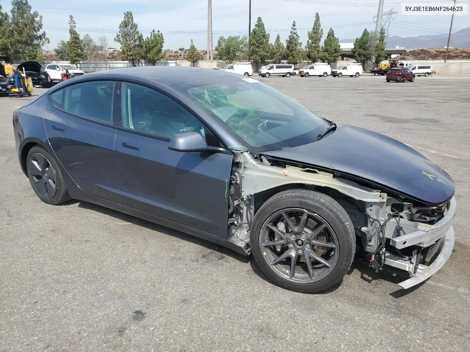 5YJ3E1EB6NF264623 2022 Tesla Model 3