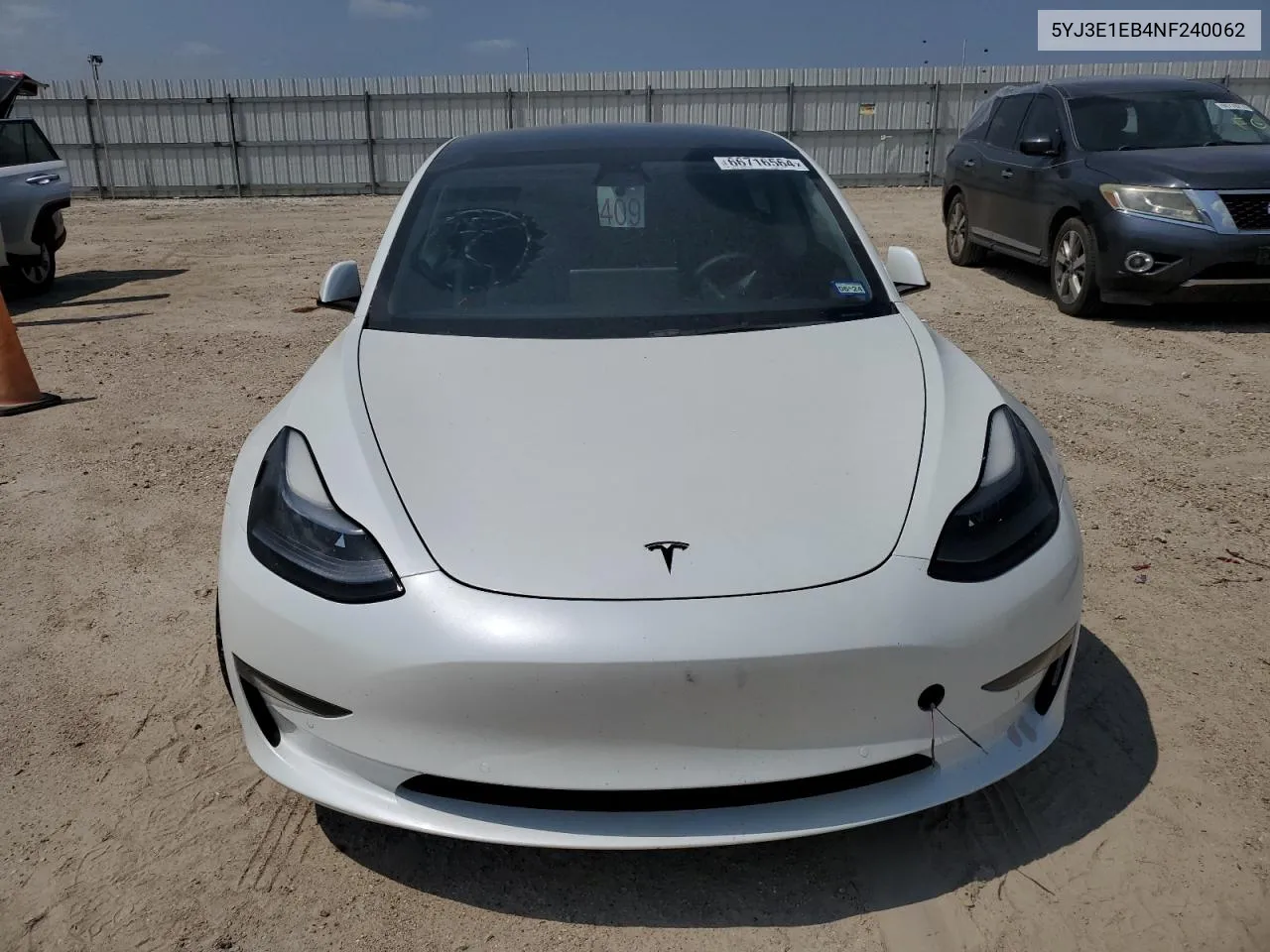 5YJ3E1EB4NF240062 2022 Tesla Model 3