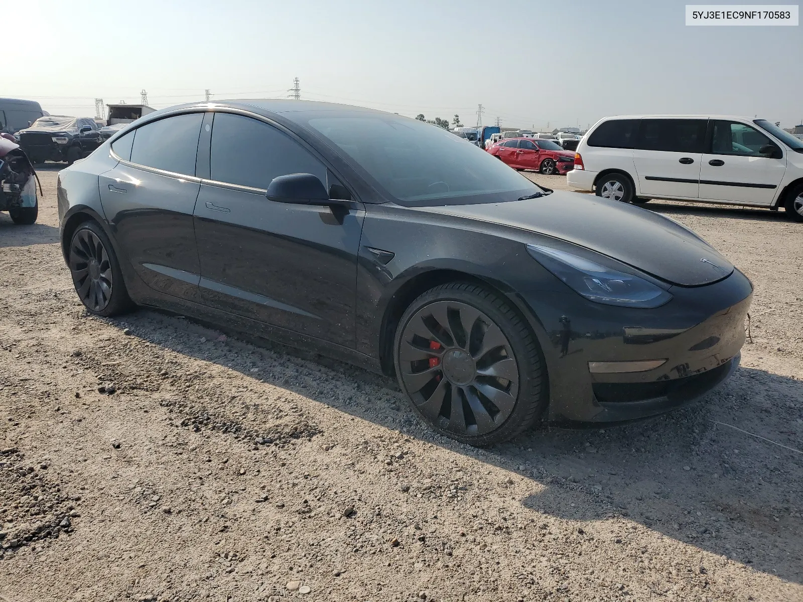 5YJ3E1EC9NF170583 2022 Tesla Model 3