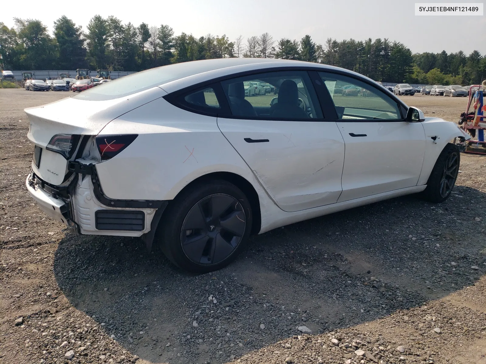 2022 Tesla Model 3 VIN: 5YJ3E1EB4NF121489 Lot: 66803764