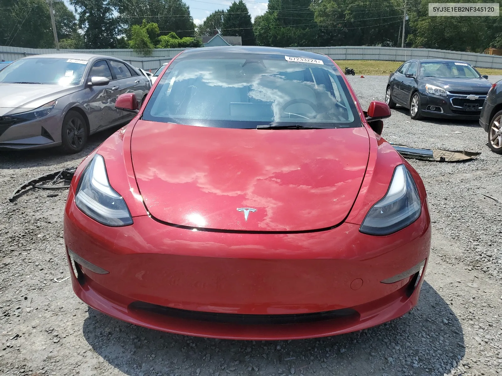 5YJ3E1EB2NF345120 2022 Tesla Model 3