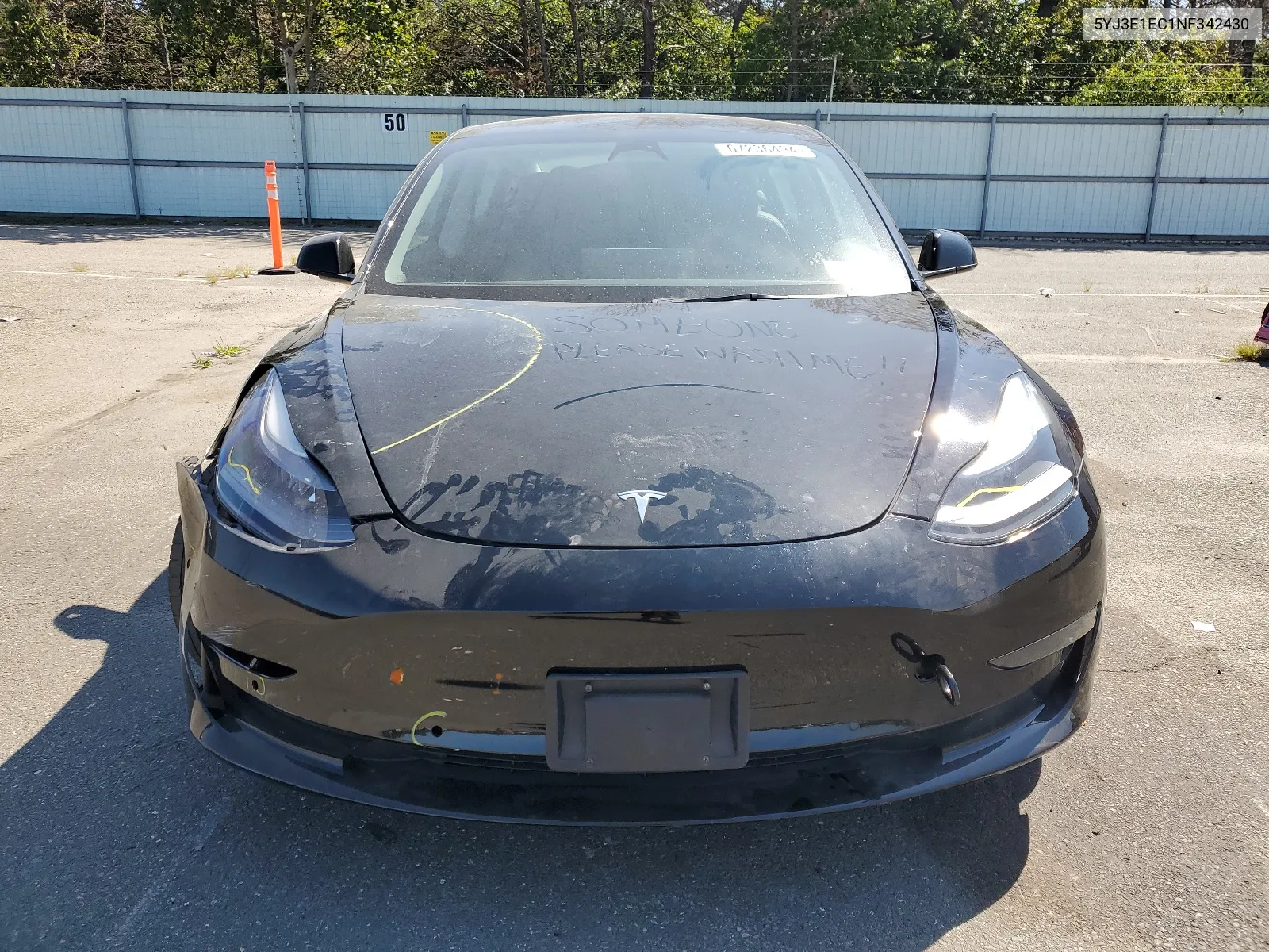 5YJ3E1EC1NF342430 2022 Tesla Model 3