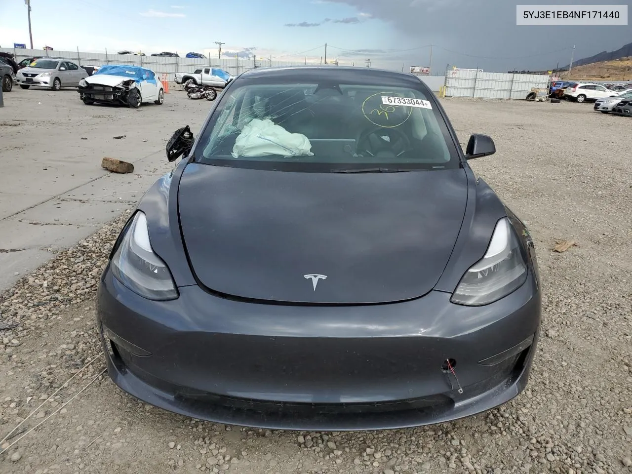 5YJ3E1EB4NF171440 2022 Tesla Model 3