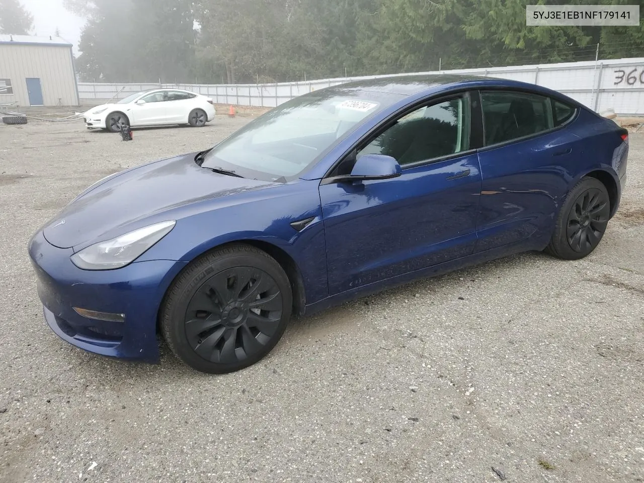 5YJ3E1EB1NF179141 2022 Tesla Model 3