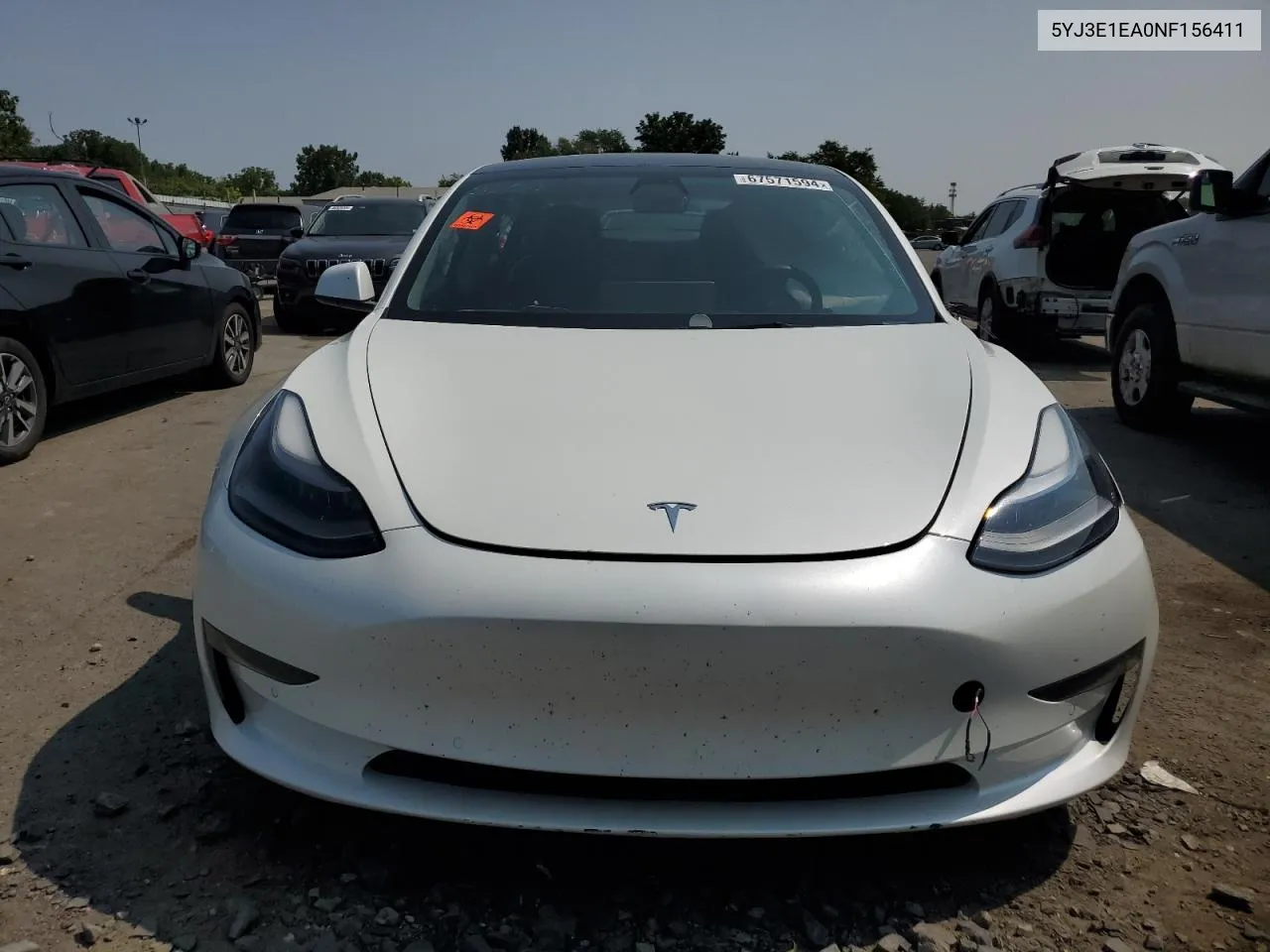 5YJ3E1EA0NF156411 2022 Tesla Model 3