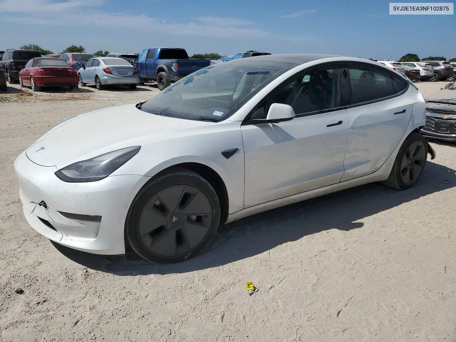 5YJ3E1EA3NF102875 2022 Tesla Model 3