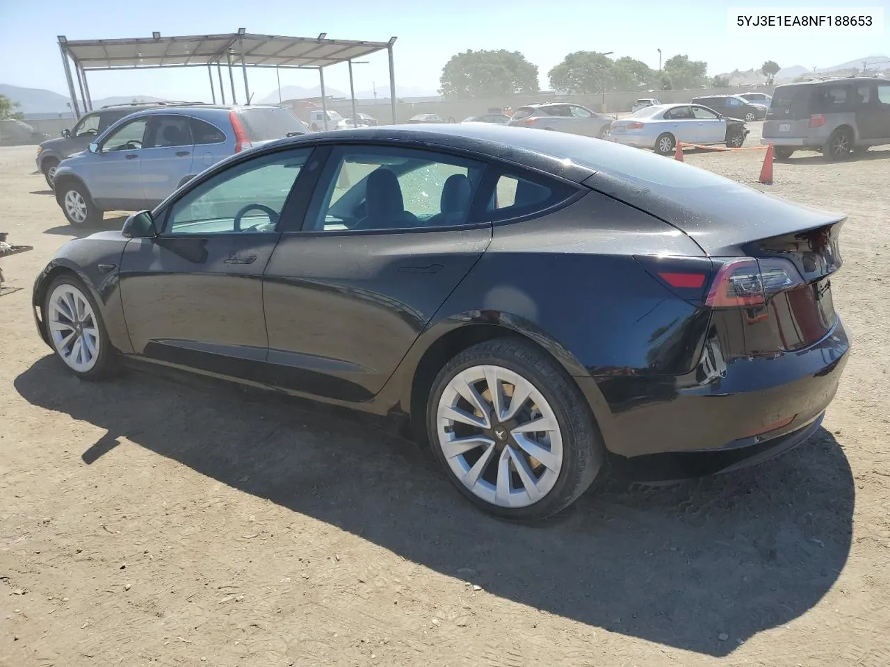 2022 Tesla Model 3 VIN: 5YJ3E1EA8NF188653 Lot: 67951524