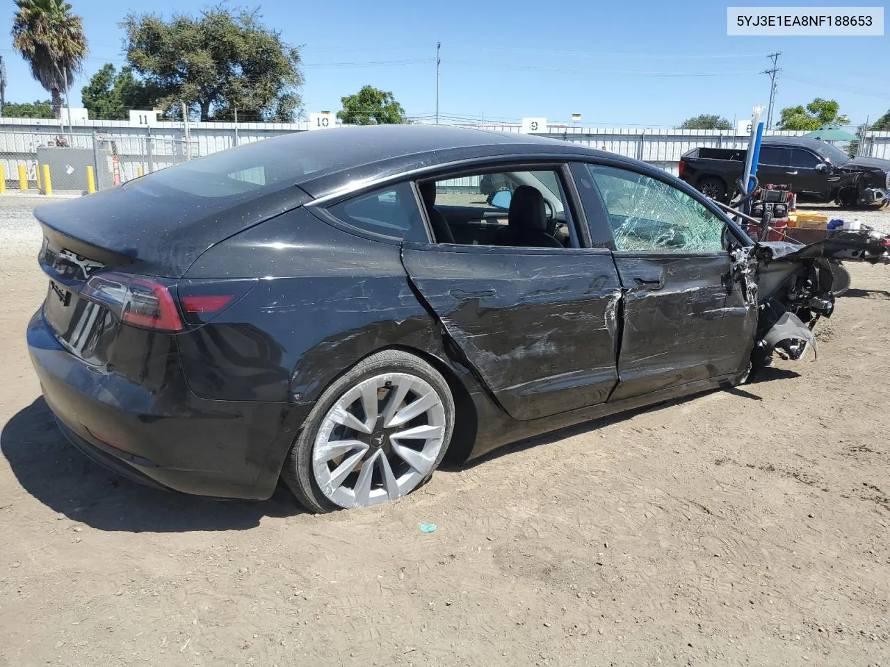 2022 Tesla Model 3 VIN: 5YJ3E1EA8NF188653 Lot: 67951524