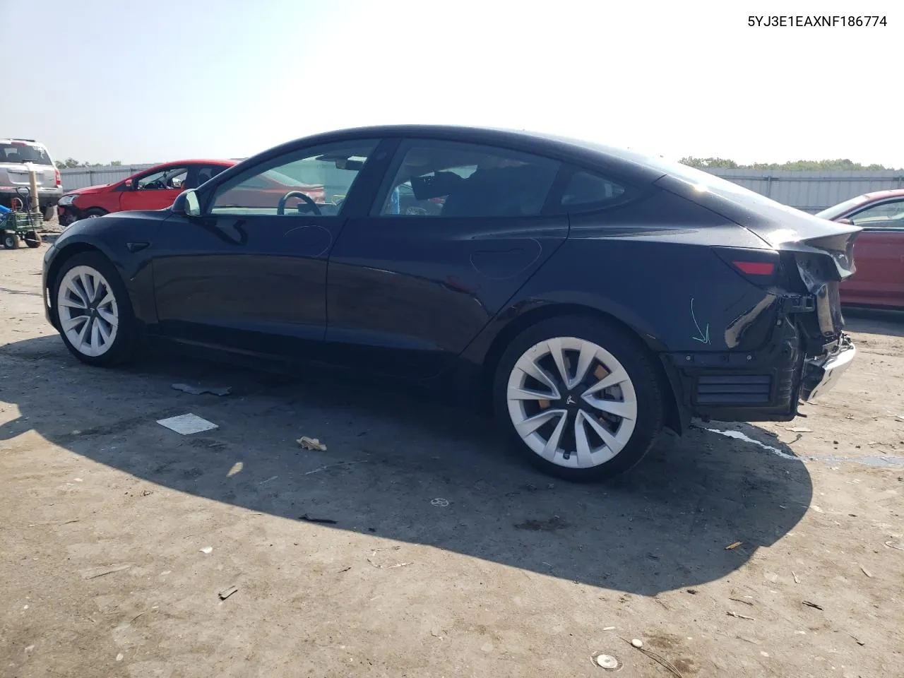 2022 Tesla Model 3 VIN: 5YJ3E1EAXNF186774 Lot: 67962554