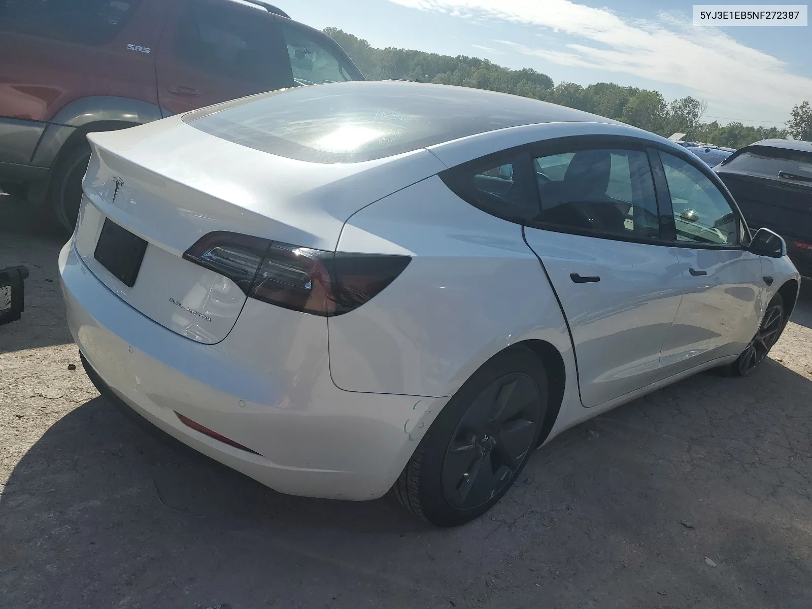 5YJ3E1EB5NF272387 2022 Tesla Model 3