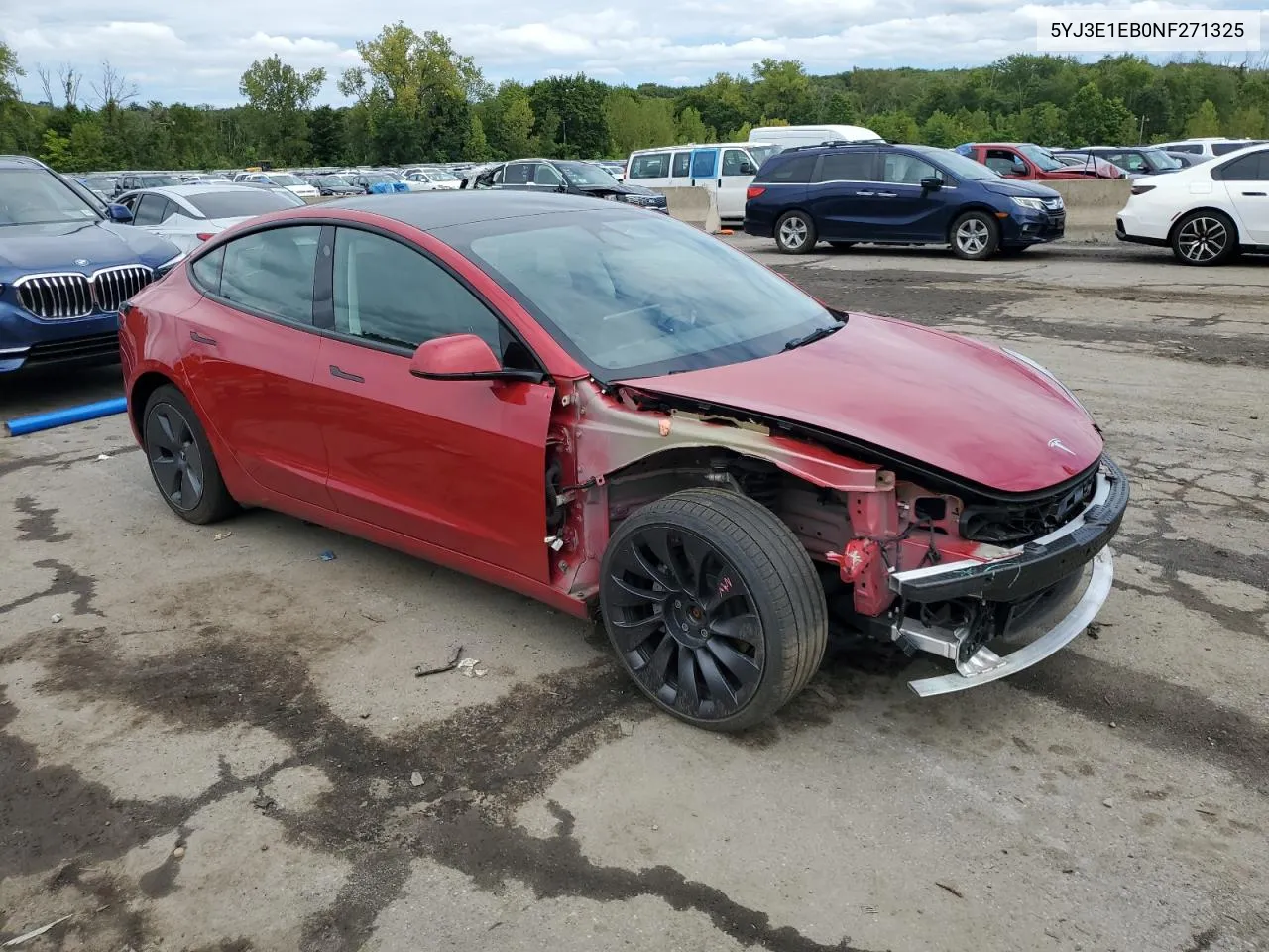 5YJ3E1EB0NF271325 2022 Tesla Model 3