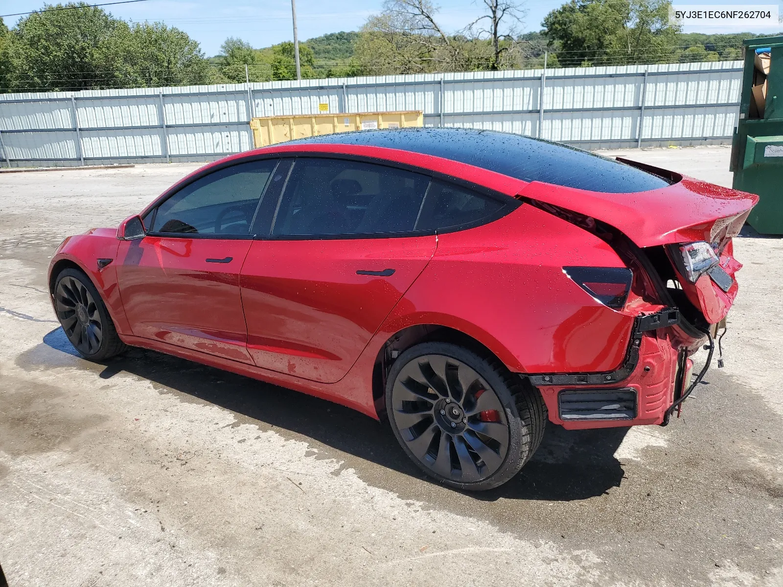 5YJ3E1EC6NF262704 2022 Tesla Model 3