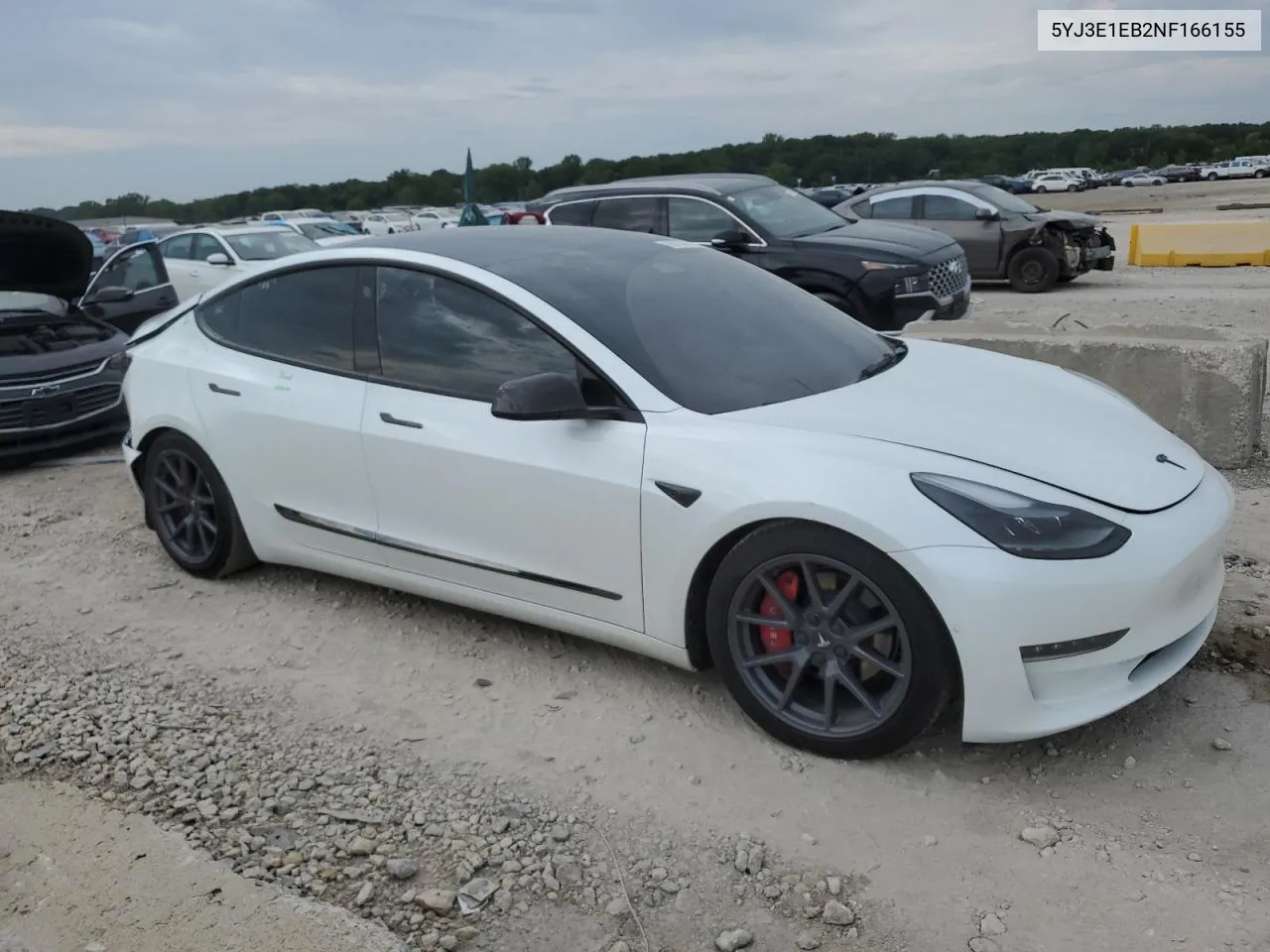 5YJ3E1EB2NF166155 2022 Tesla Model 3