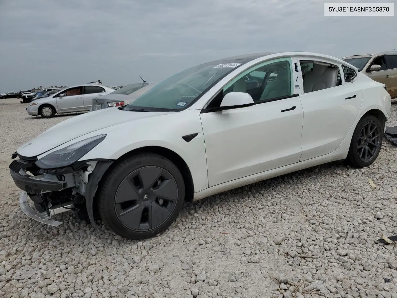 5YJ3E1EA8NF355870 2022 Tesla Model 3