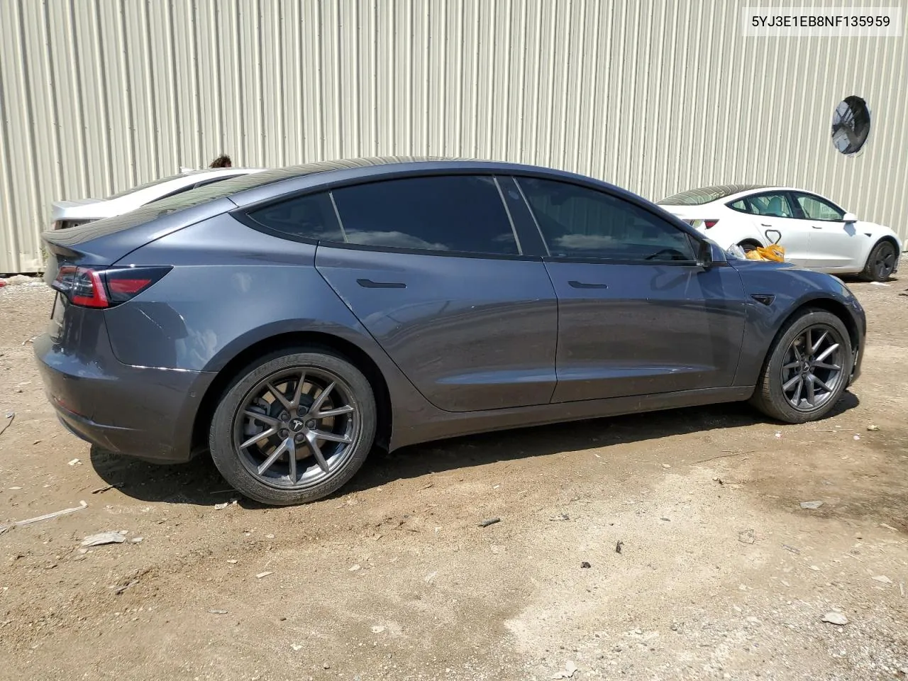 5YJ3E1EB8NF135959 2022 Tesla Model 3