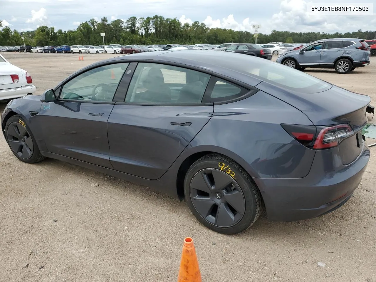 5YJ3E1EB8NF170503 2022 Tesla Model 3