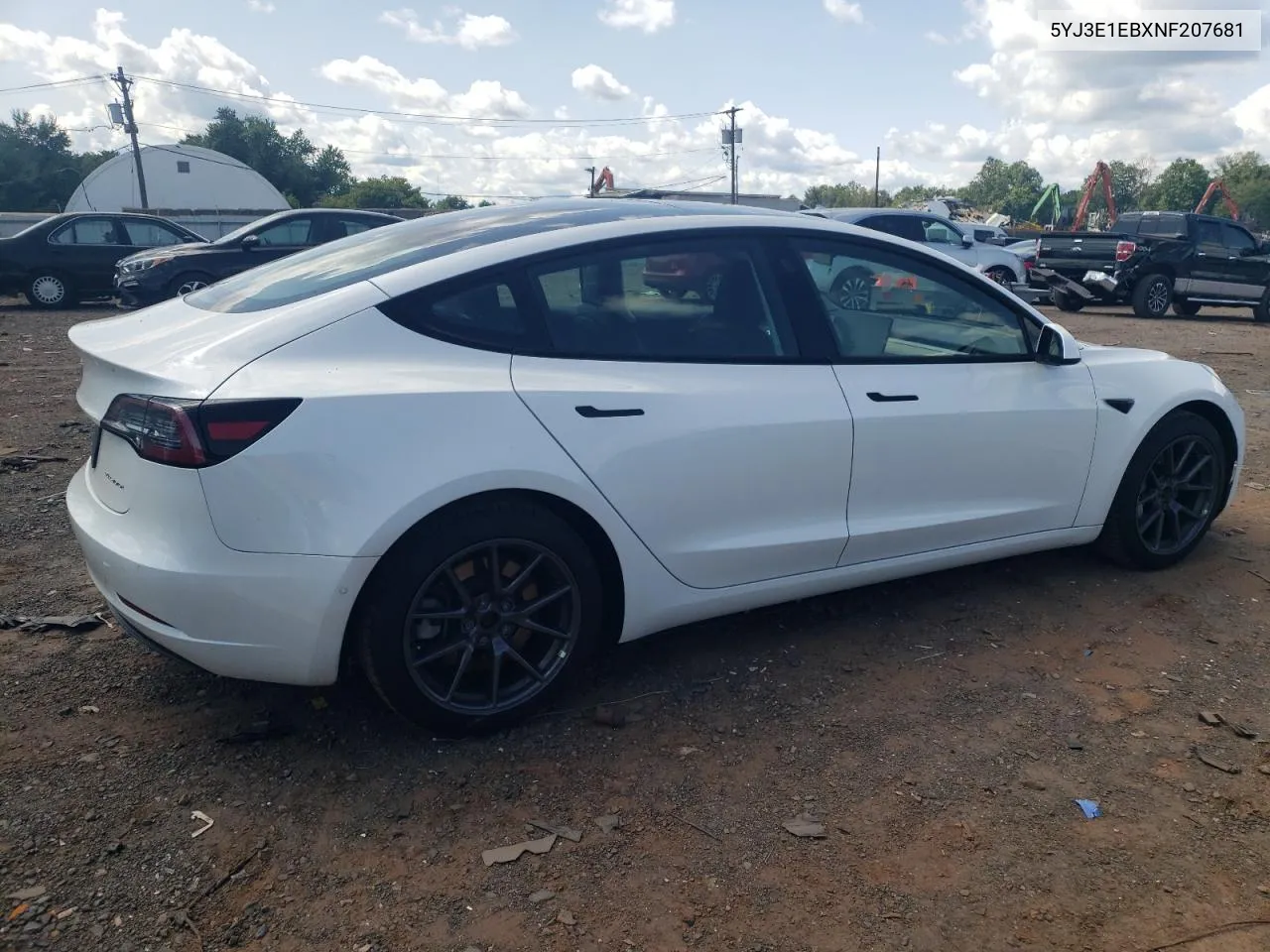 5YJ3E1EBXNF207681 2022 Tesla Model 3