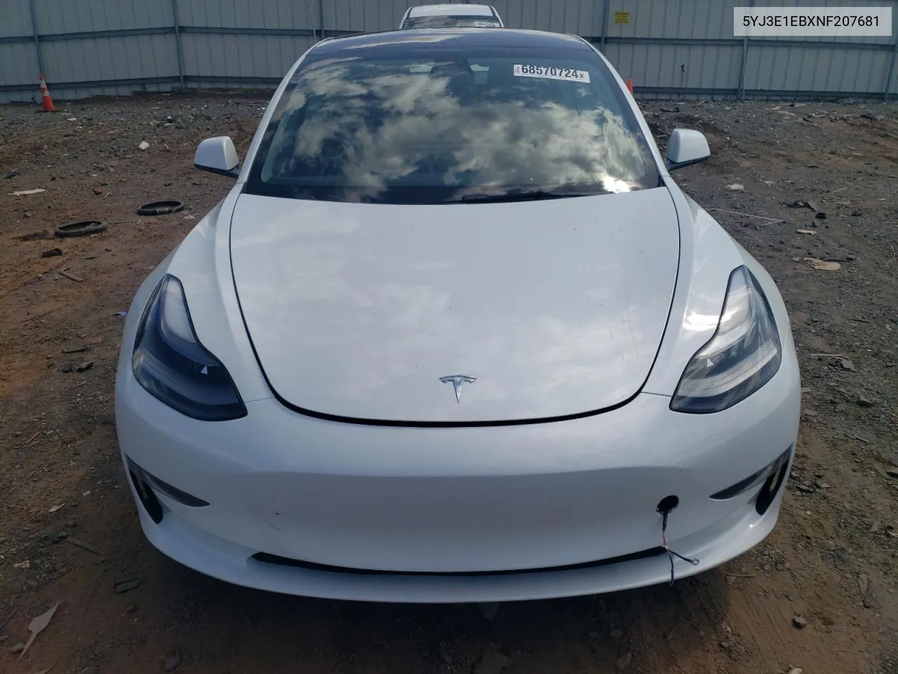 5YJ3E1EBXNF207681 2022 Tesla Model 3