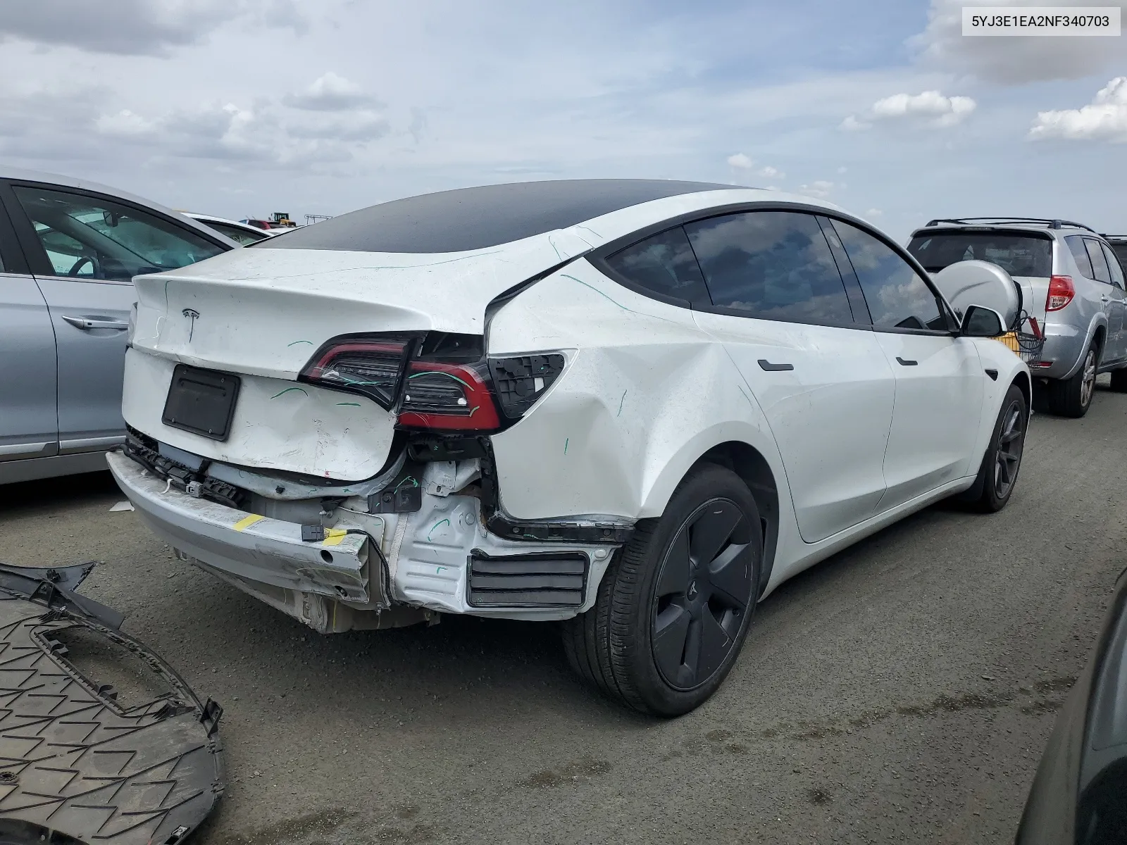 5YJ3E1EA2NF340703 2022 Tesla Model 3