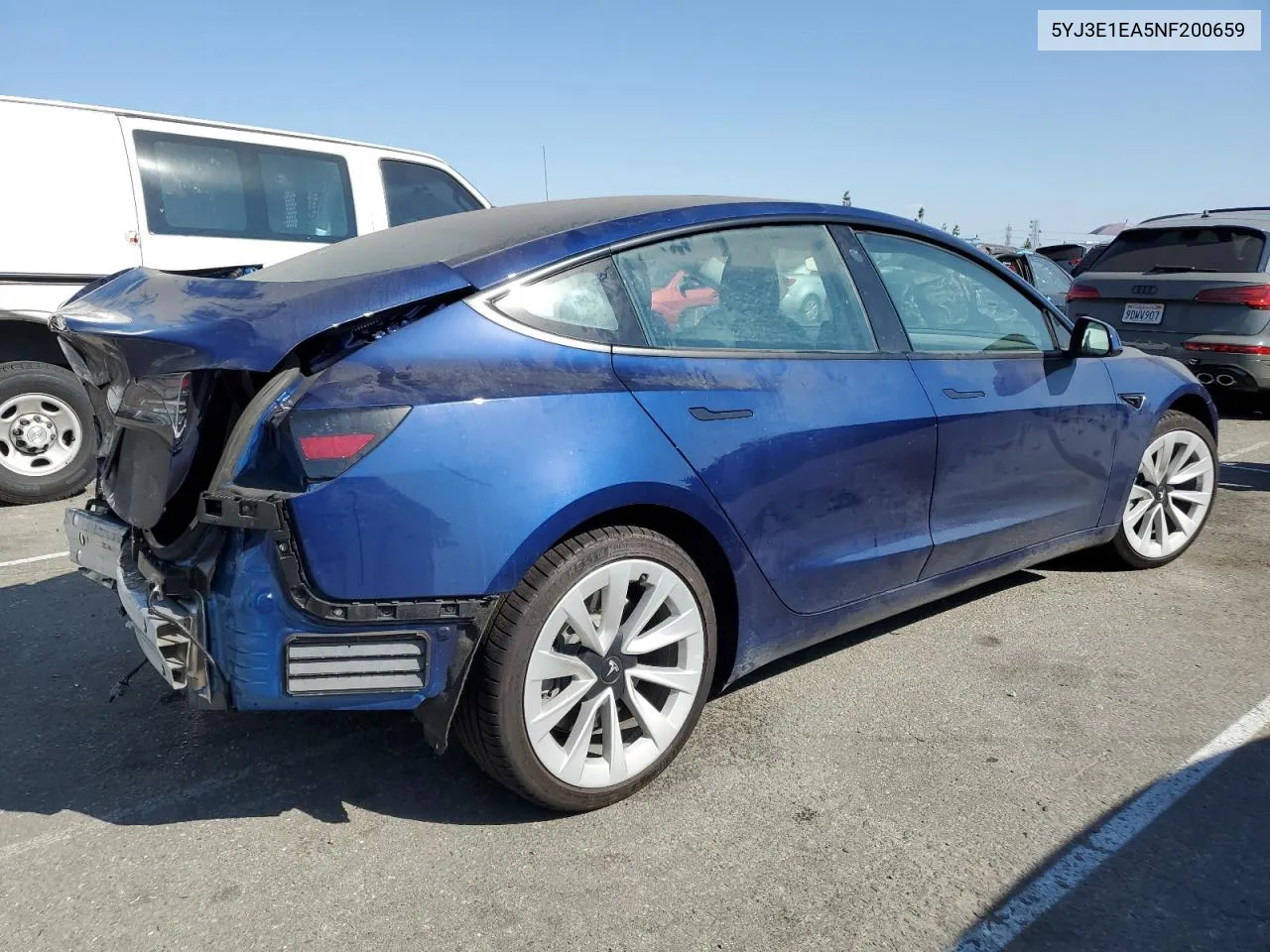 2022 Tesla Model 3 VIN: 5YJ3E1EA5NF200659 Lot: 68704044