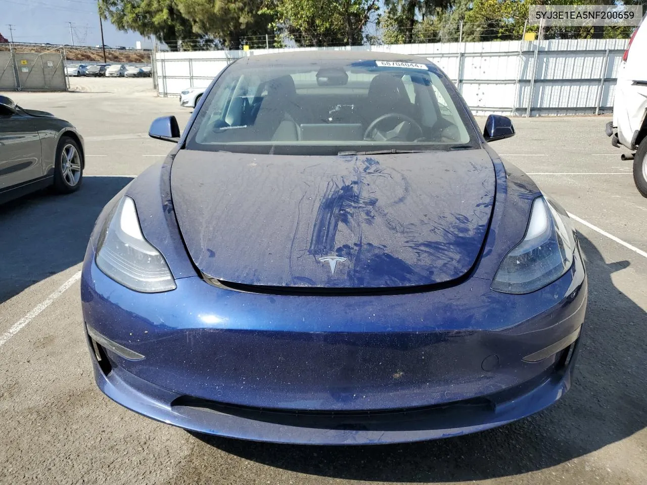 2022 Tesla Model 3 VIN: 5YJ3E1EA5NF200659 Lot: 68704044