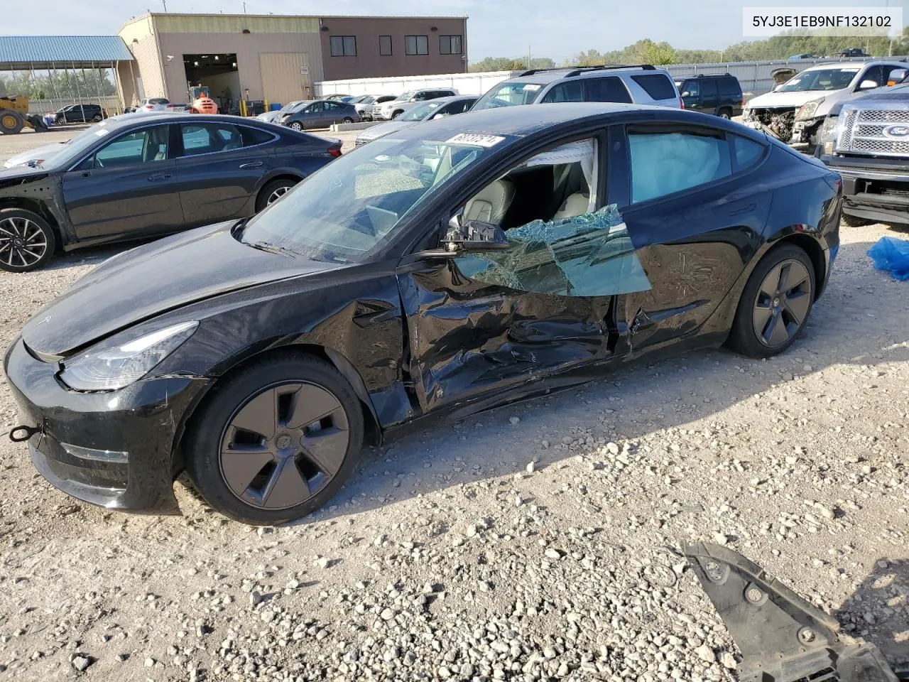 5YJ3E1EB9NF132102 2022 Tesla Model 3