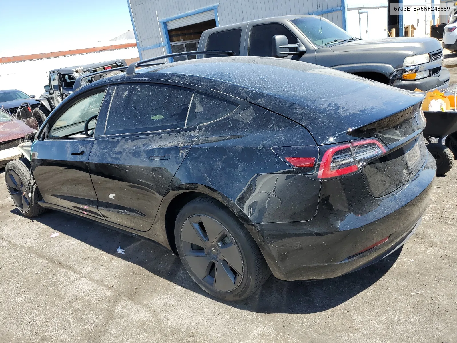 5YJ3E1EA6NF243889 2022 Tesla Model 3