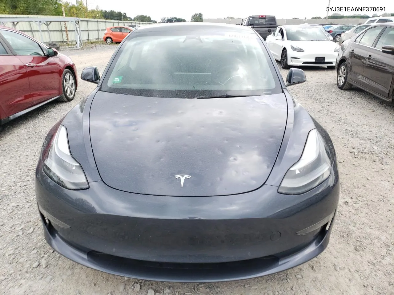 2022 Tesla Model 3 VIN: 5YJ3E1EA6NF370691 Lot: 69077644