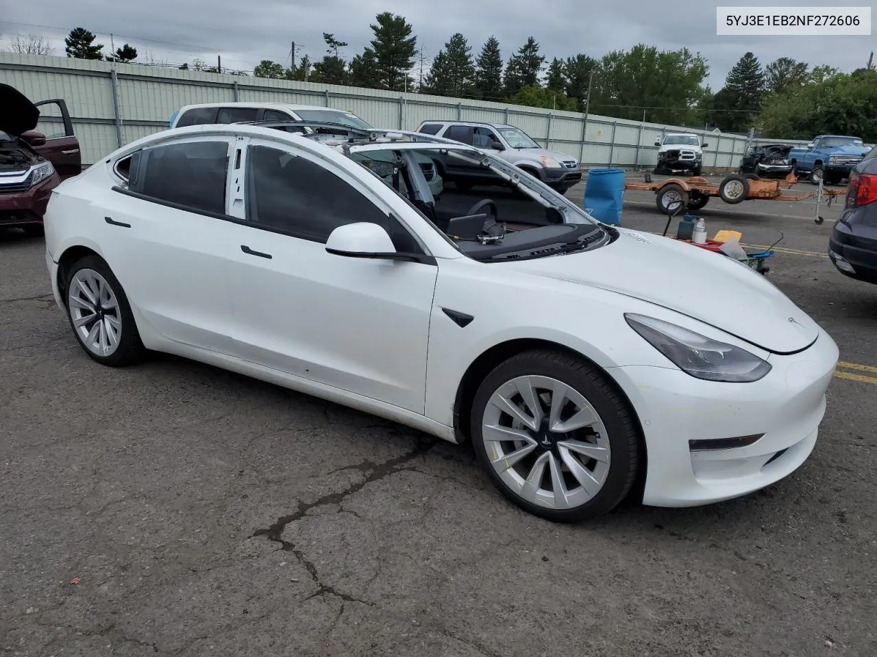 5YJ3E1EB2NF272606 2022 Tesla Model 3