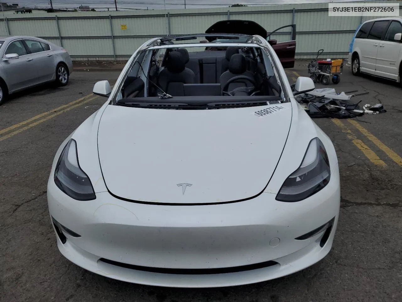 5YJ3E1EB2NF272606 2022 Tesla Model 3