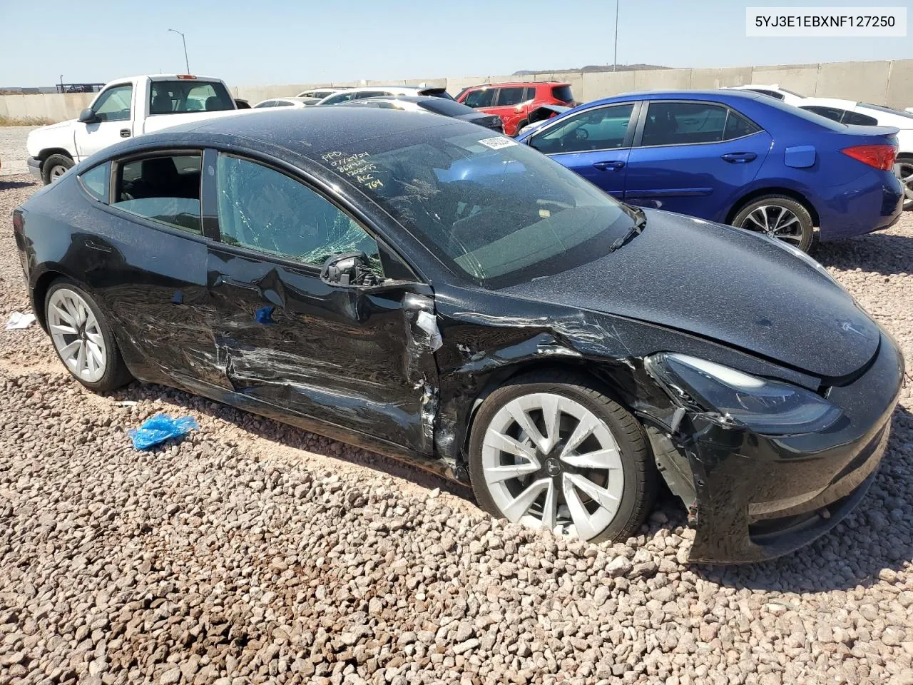 5YJ3E1EBXNF127250 2022 Tesla Model 3