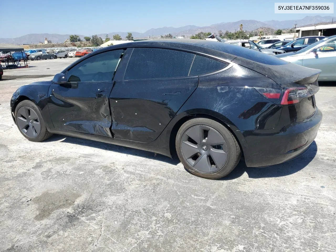 2022 Tesla Model 3 VIN: 5YJ3E1EA7NF359036 Lot: 69409374