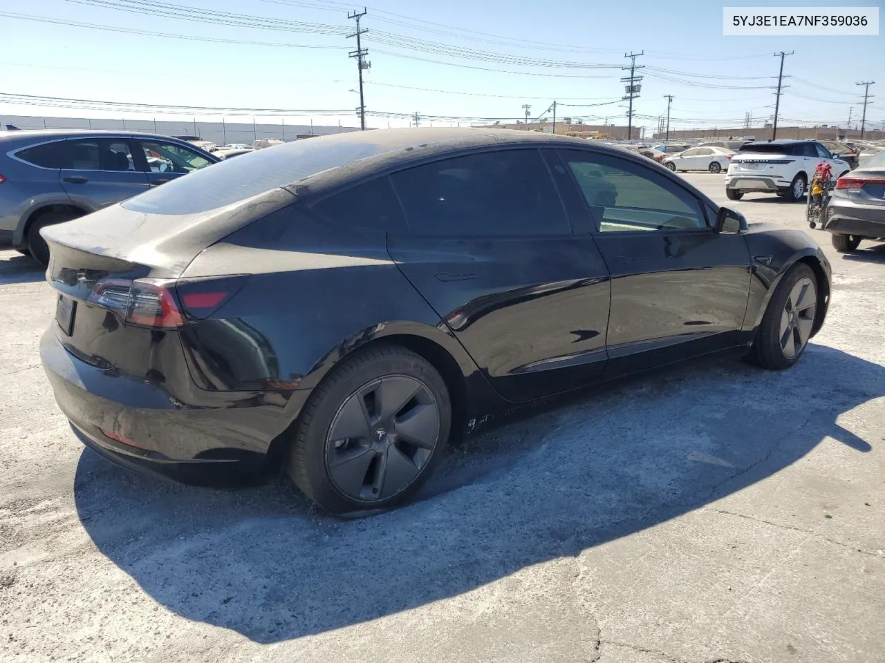 2022 Tesla Model 3 VIN: 5YJ3E1EA7NF359036 Lot: 69409374