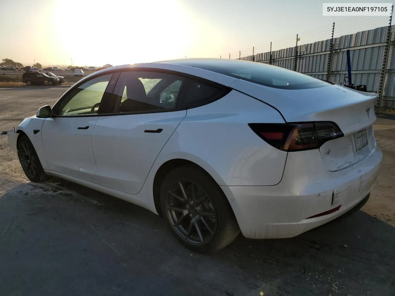 2022 Tesla Model 3 VIN: 5YJ3E1EA0NF197105 Lot: 69416094