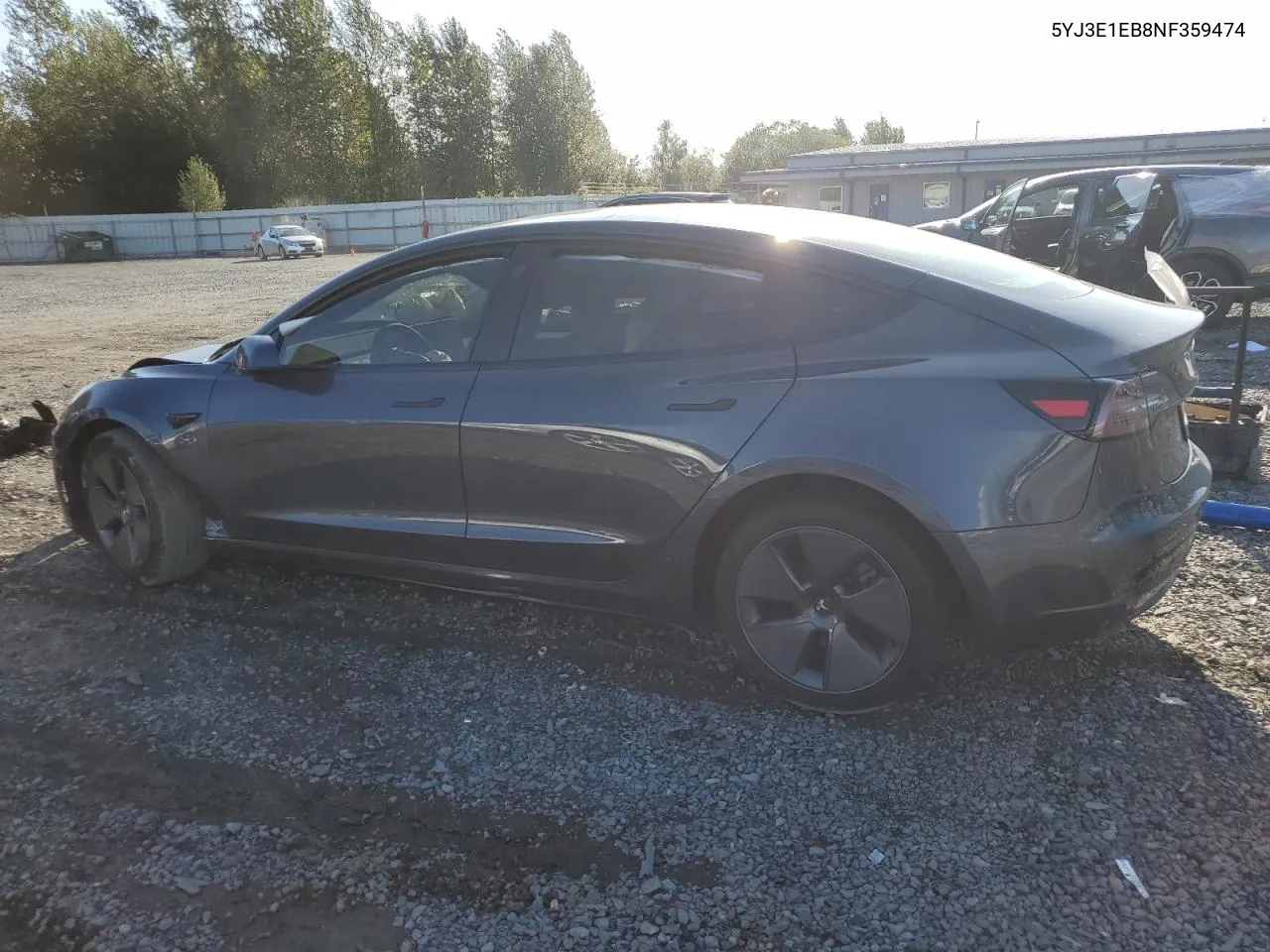 5YJ3E1EB8NF359474 2022 Tesla Model 3