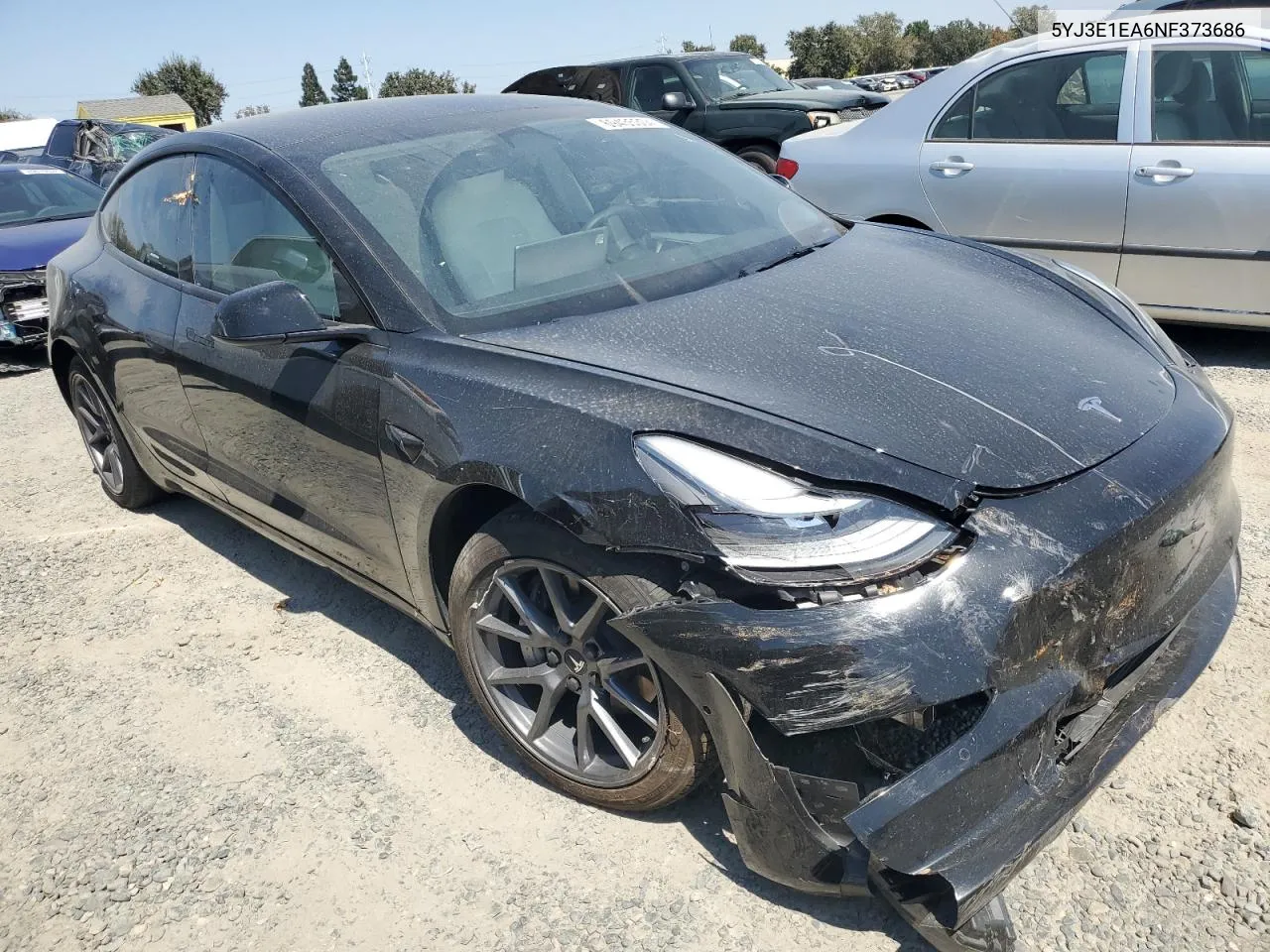 5YJ3E1EA6NF373686 2022 Tesla Model 3