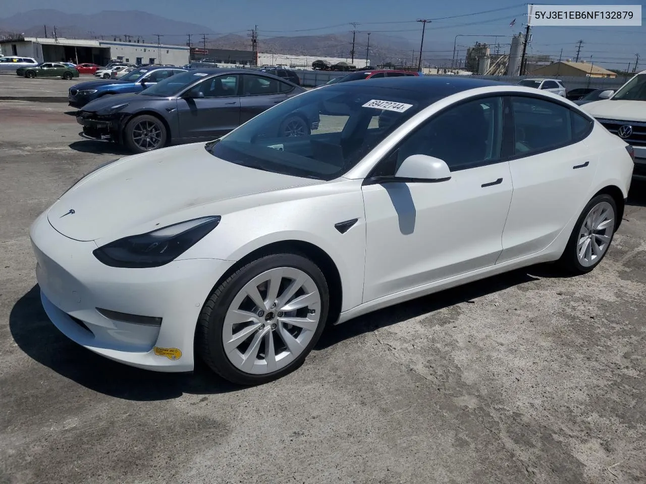 5YJ3E1EB6NF132879 2022 Tesla Model 3