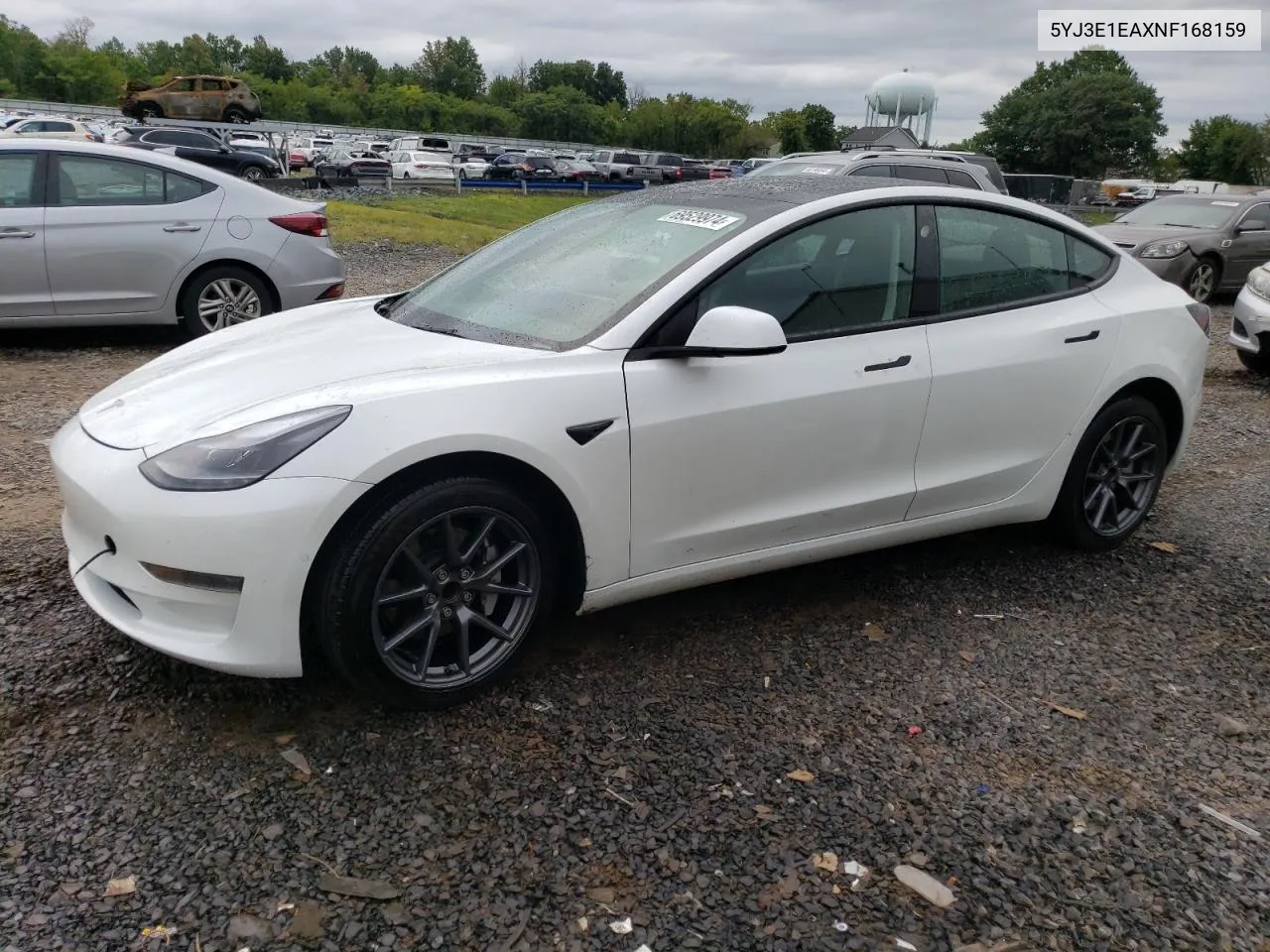 2022 Tesla Model 3 VIN: 5YJ3E1EAXNF168159 Lot: 69529974