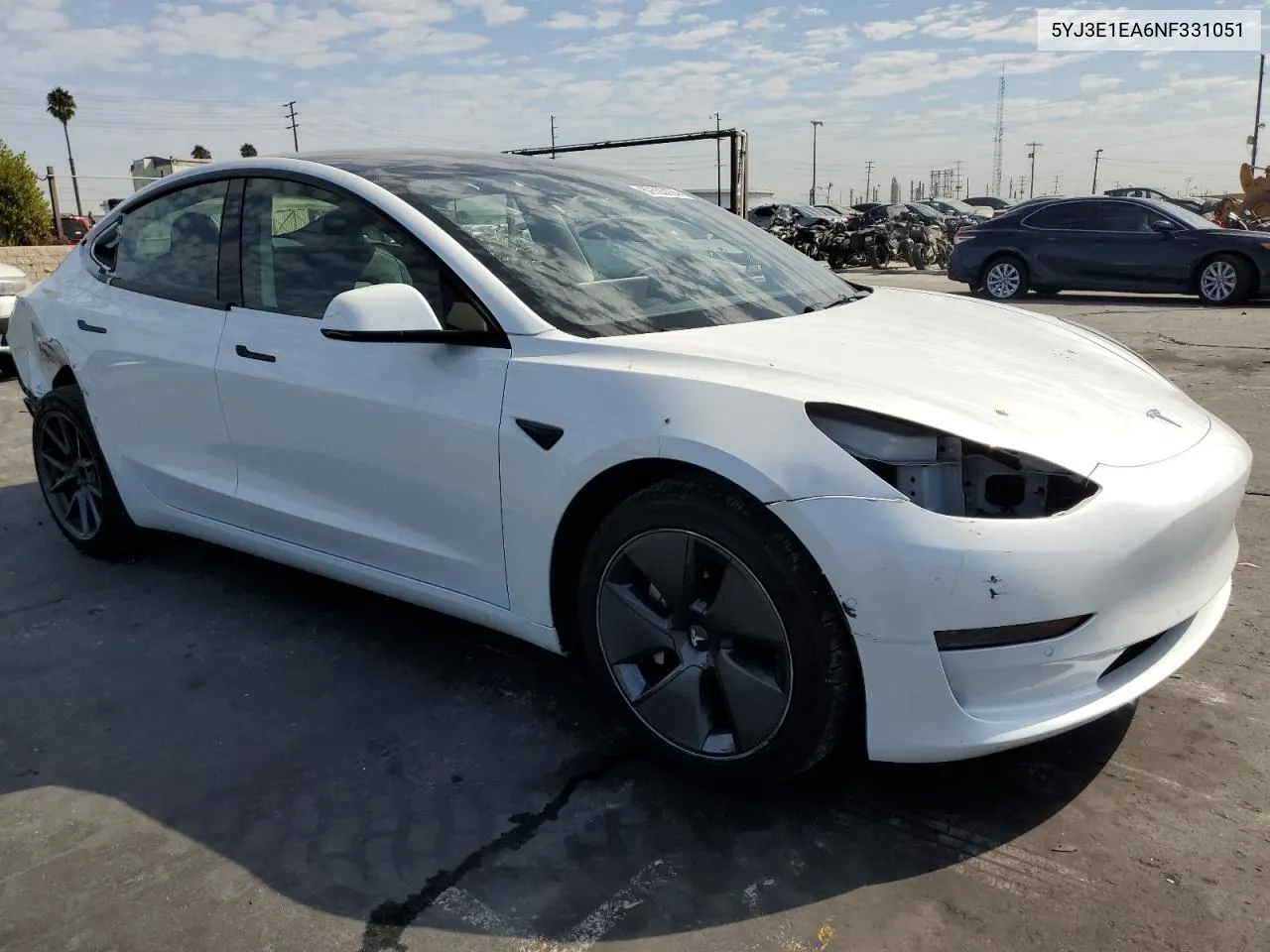 5YJ3E1EA6NF331051 2022 Tesla Model 3