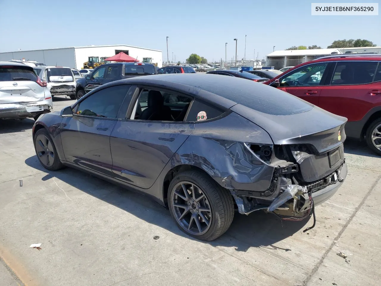 5YJ3E1EB6NF365290 2022 Tesla Model 3