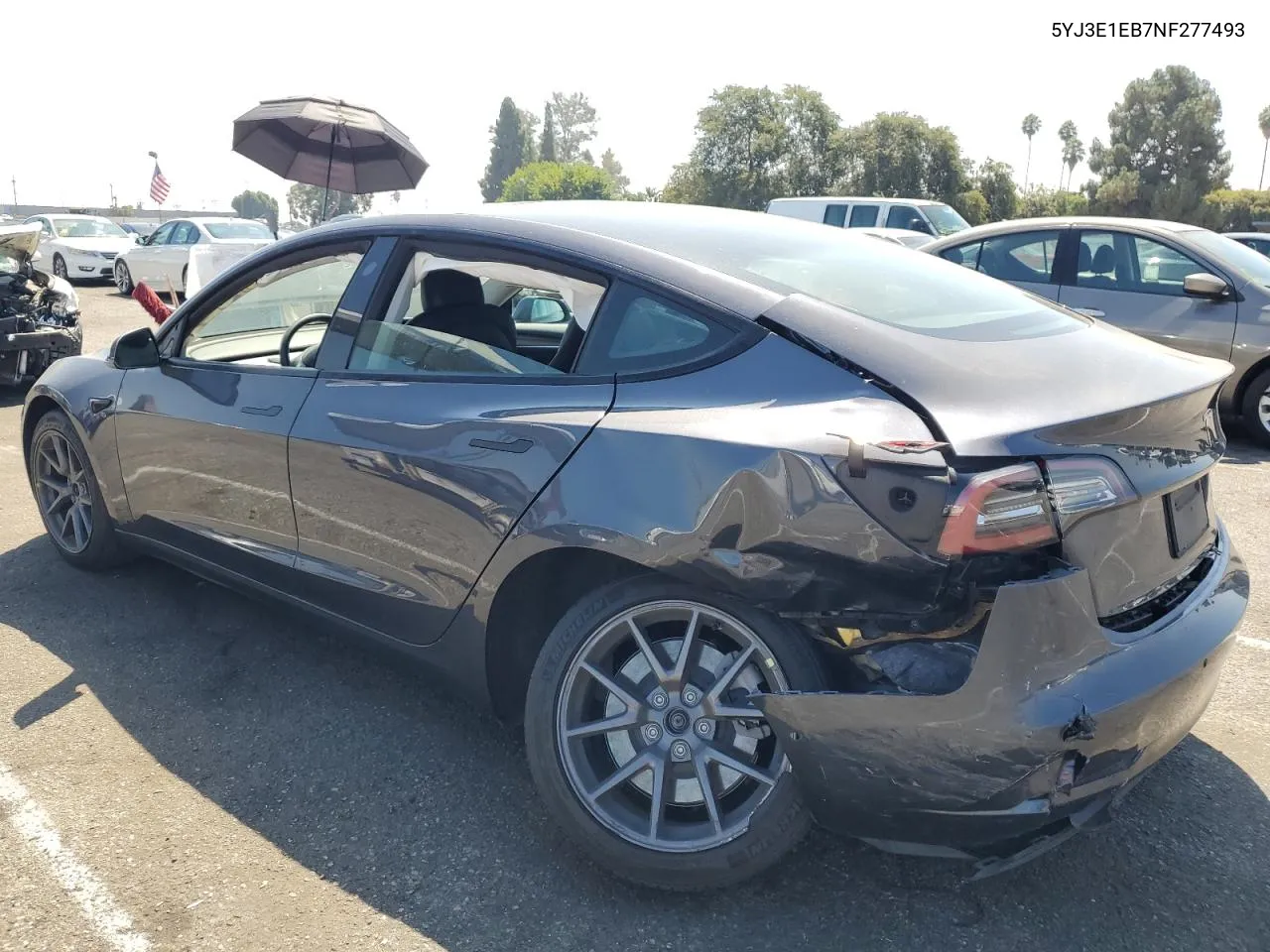 5YJ3E1EB7NF277493 2022 Tesla Model 3