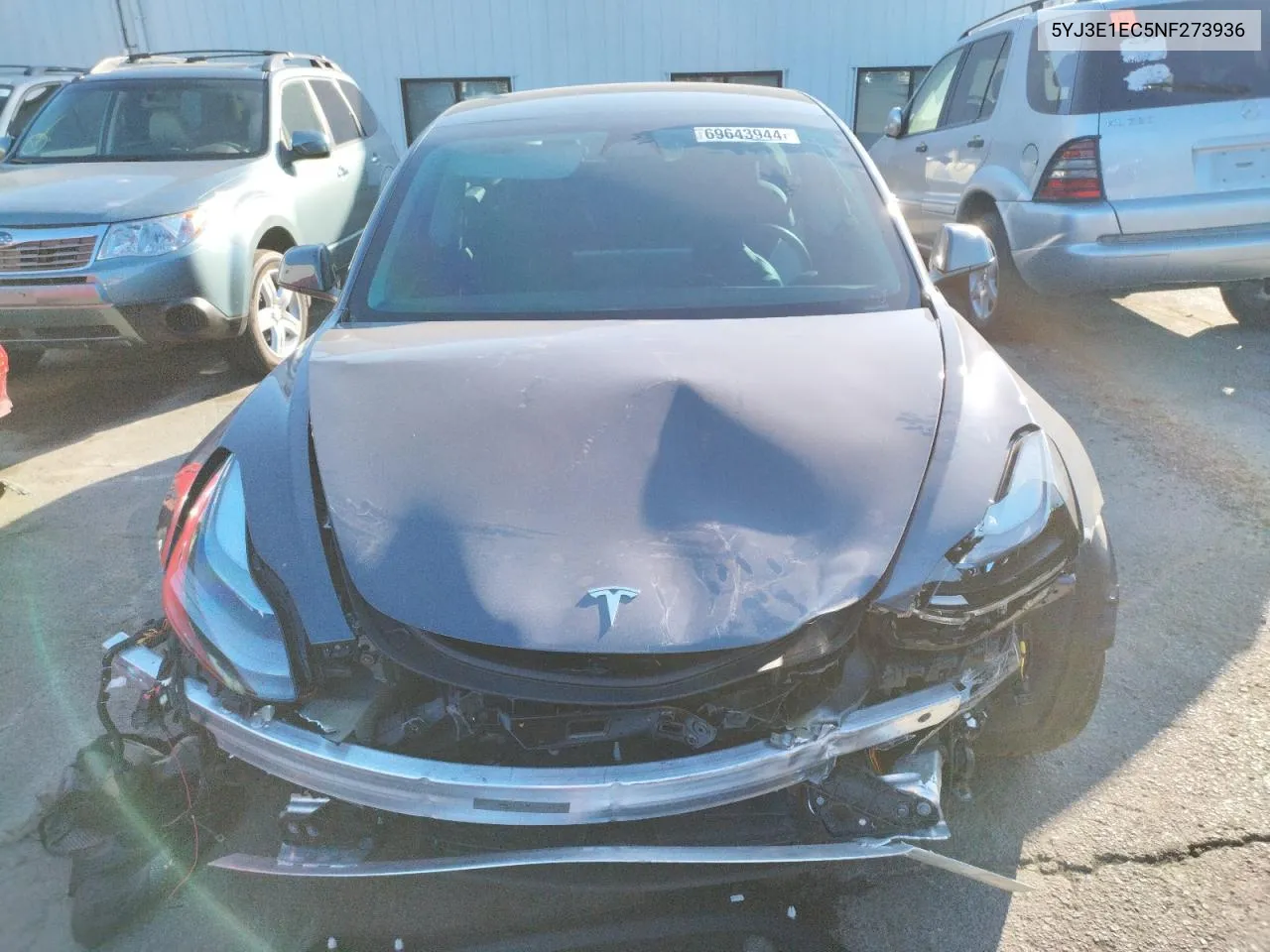 5YJ3E1EC5NF273936 2022 Tesla Model 3