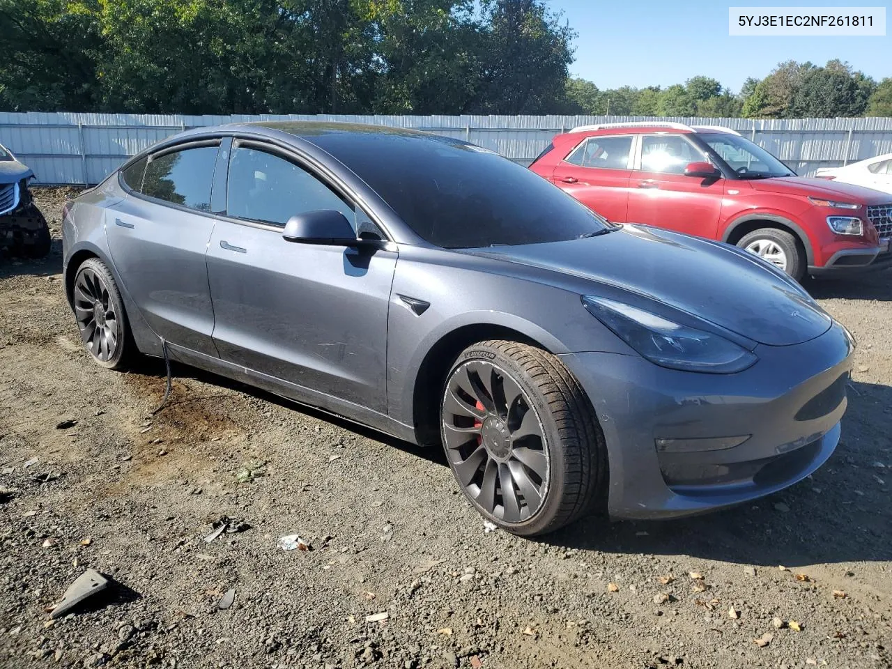 5YJ3E1EC2NF261811 2022 Tesla Model 3