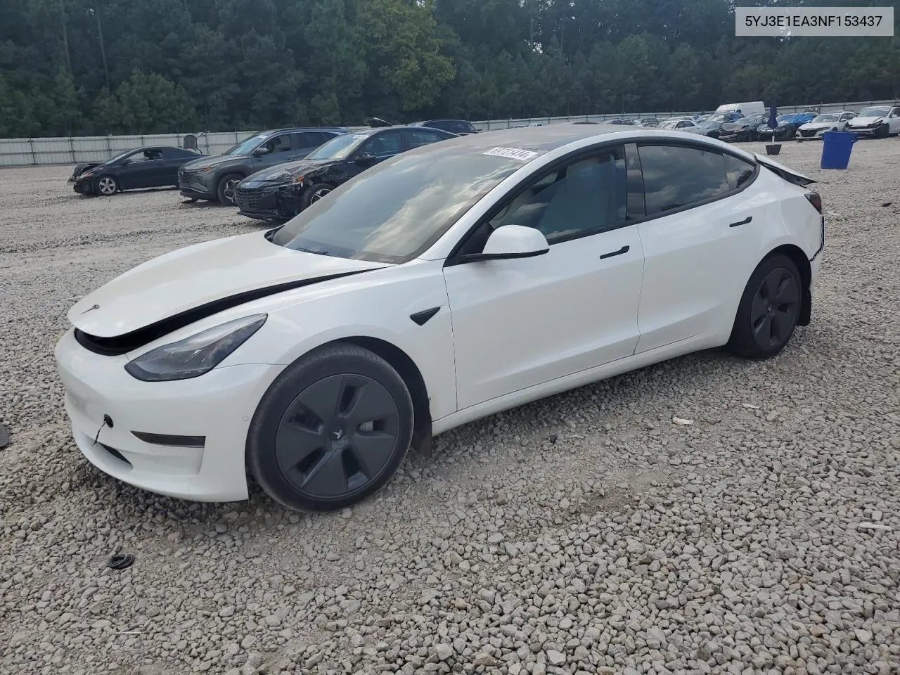 5YJ3E1EA3NF153437 2022 Tesla Model 3