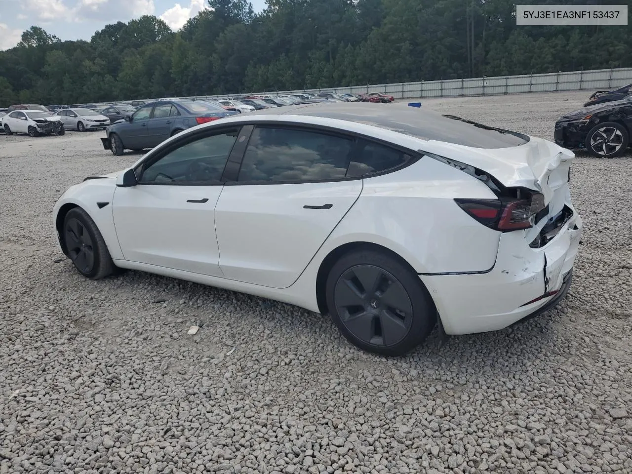 5YJ3E1EA3NF153437 2022 Tesla Model 3