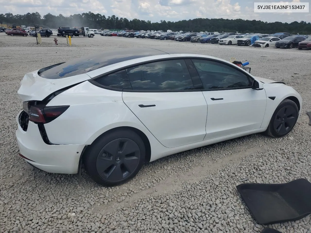 2022 Tesla Model 3 VIN: 5YJ3E1EA3NF153437 Lot: 69781414